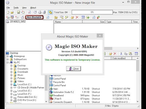 Magic-iso-temporary-serial-number